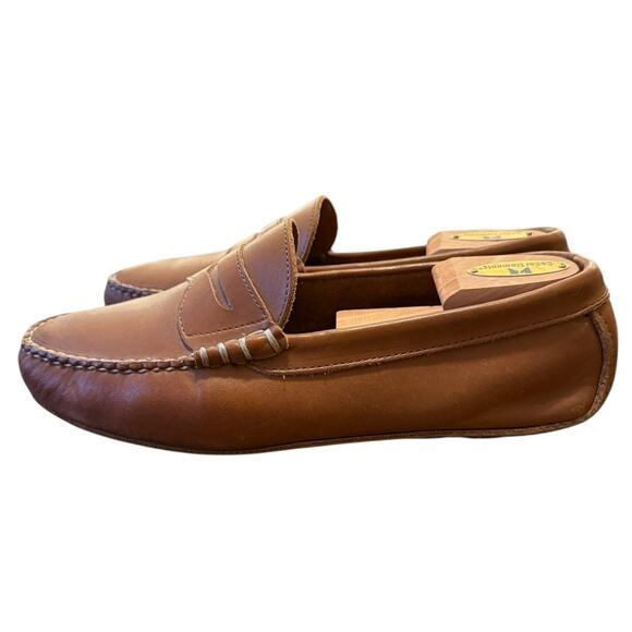 Allen Edmonds Daytona Brown Leather Driving Moccasin Loafers Slip-On Men’s 9.5 main image 7